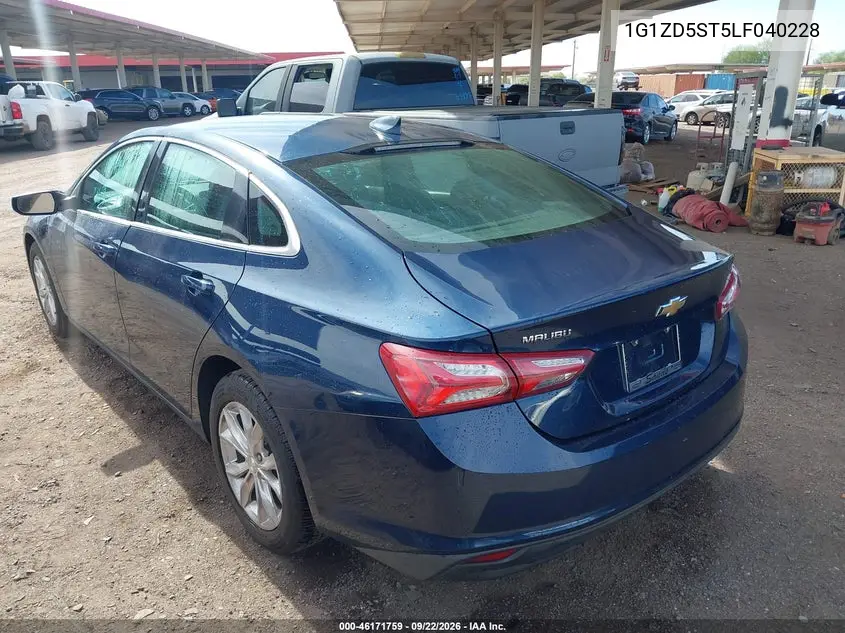 2020 CHEVROLET MALIBU VIN 1G1ZD5ST5LF040228 — фото 3