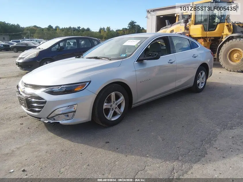 2020 CHEVROLET MALIBU VIN 1G1ZB5ST3LF005435 — фото 2