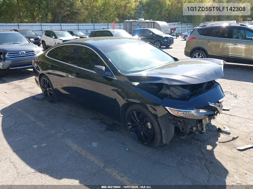 CHEVROLET MALIBU 2020, VIN 1G1ZD5ST9LF142308