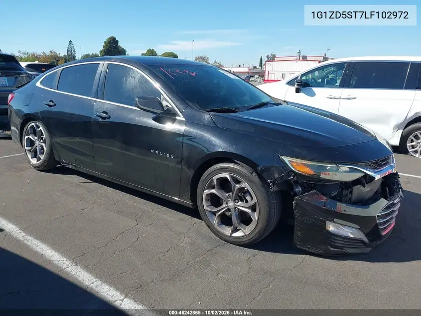 CHEVROLET MALIBU 2020, VIN 1G1ZD5ST7LF102972
