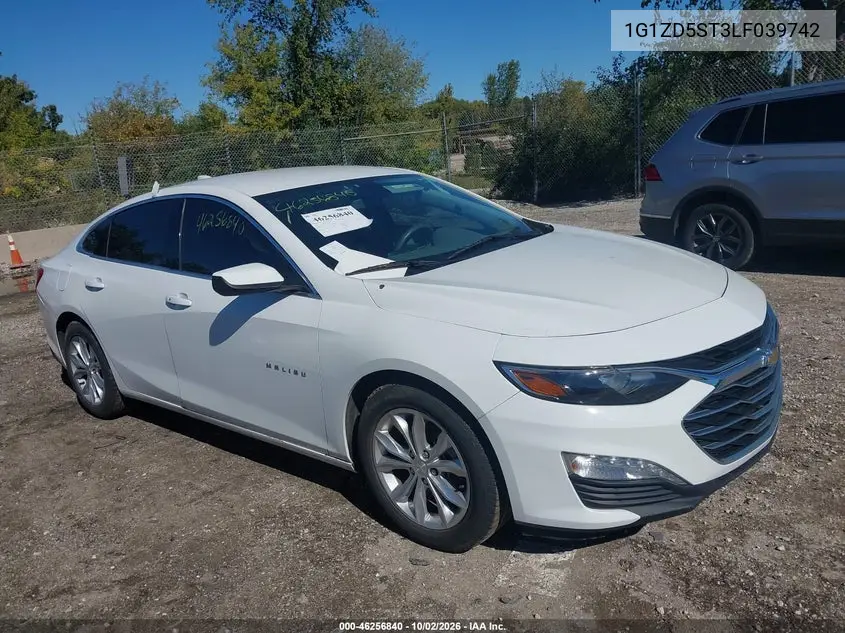 CHEVROLET MALIBU 2020, VIN 1G1ZD5ST3LF039742