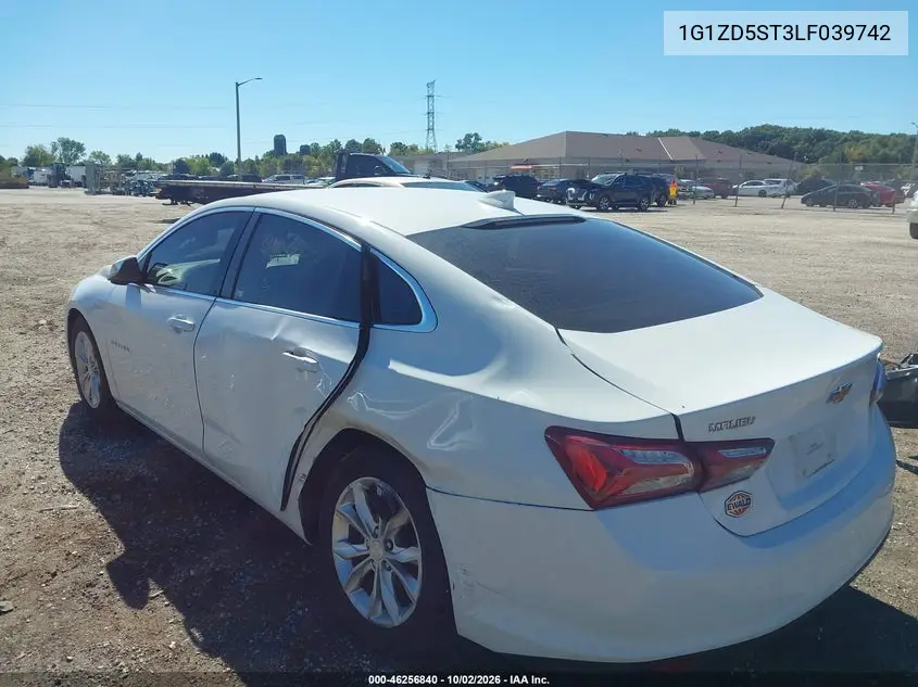 2020 CHEVROLET MALIBU VIN 1G1ZD5ST3LF039742 — фото 3
