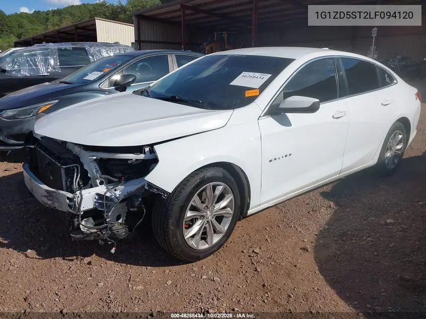 2020 CHEVROLET MALIBU VIN 1G1ZD5ST2LF094120 — фото 2