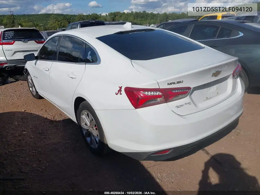 2020 CHEVROLET MALIBU VIN 1G1ZD5ST2LF094120 — фото 3