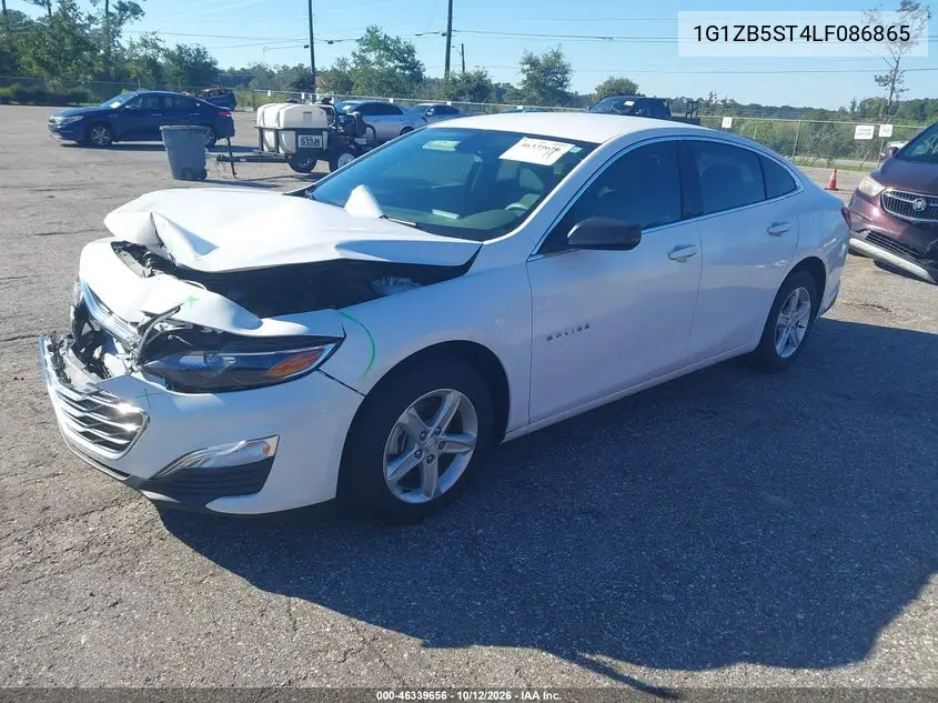 2020 CHEVROLET MALIBU VIN 1G1ZB5ST4LF086865 — фото 2