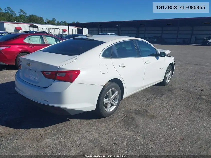 2020 CHEVROLET MALIBU VIN 1G1ZB5ST4LF086865 — фото 4