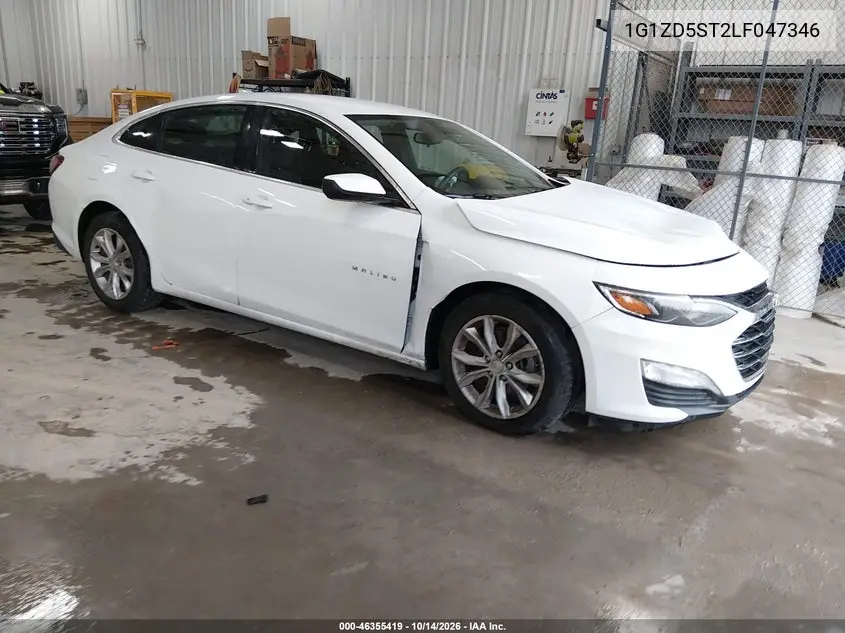 CHEVROLET MALIBU 2020, VIN 1G1ZD5ST2LF047346