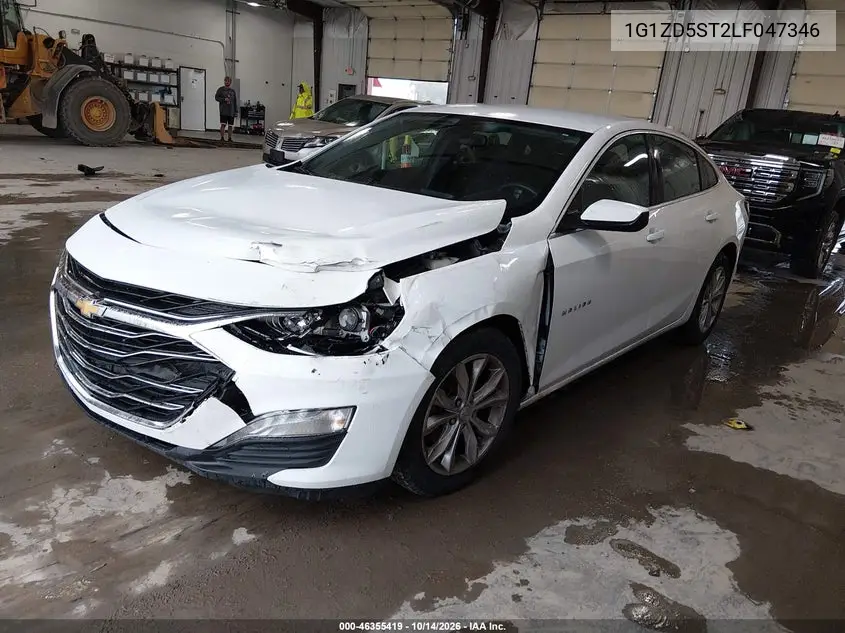 2020 CHEVROLET MALIBU VIN 1G1ZD5ST2LF047346 — фото 2