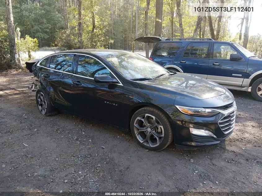 CHEVROLET MALIBU 2020, VIN 1G1ZD5ST3LF112401