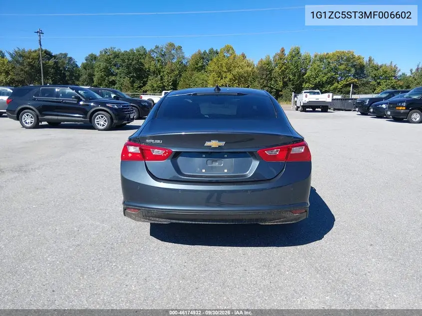 2021 CHEVROLET MALIBU VIN 1G1ZC5ST3MF006602 — фото 16