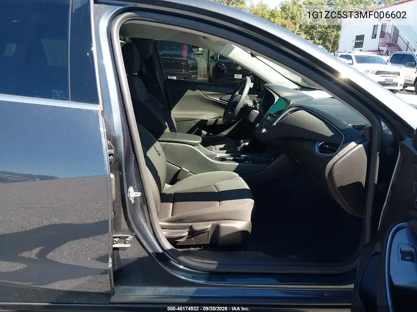 2021 CHEVROLET MALIBU VIN 1G1ZC5ST3MF006602 — фото 5