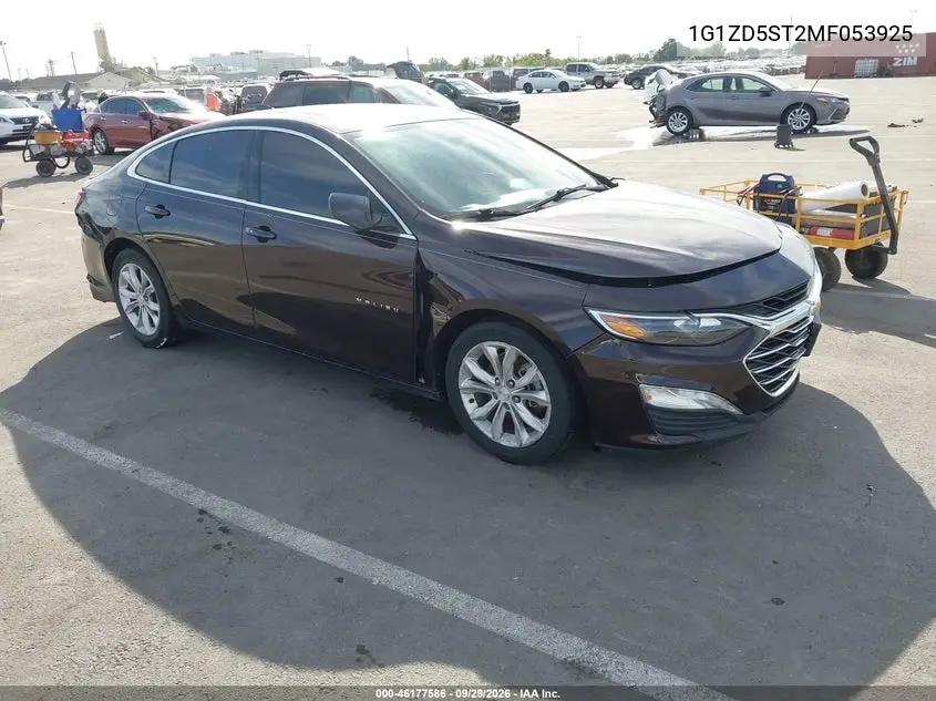 CHEVROLET MALIBU 2021, VIN 1G1ZD5ST2MF053925
