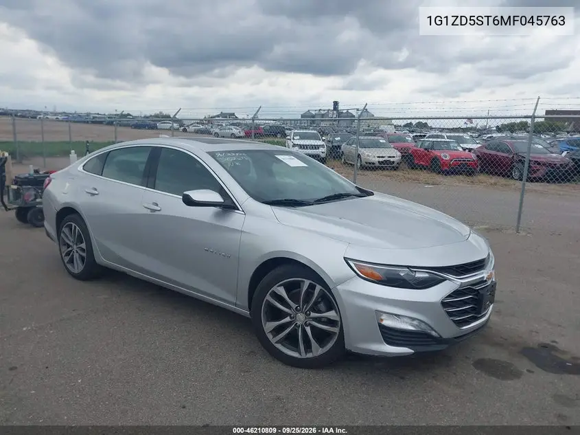 CHEVROLET MALIBU 2021, VIN 1G1ZD5ST6MF045763