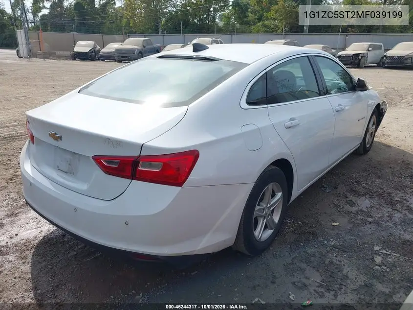 2021 CHEVROLET MALIBU VIN 1G1ZC5ST2MF039199 — фото 4