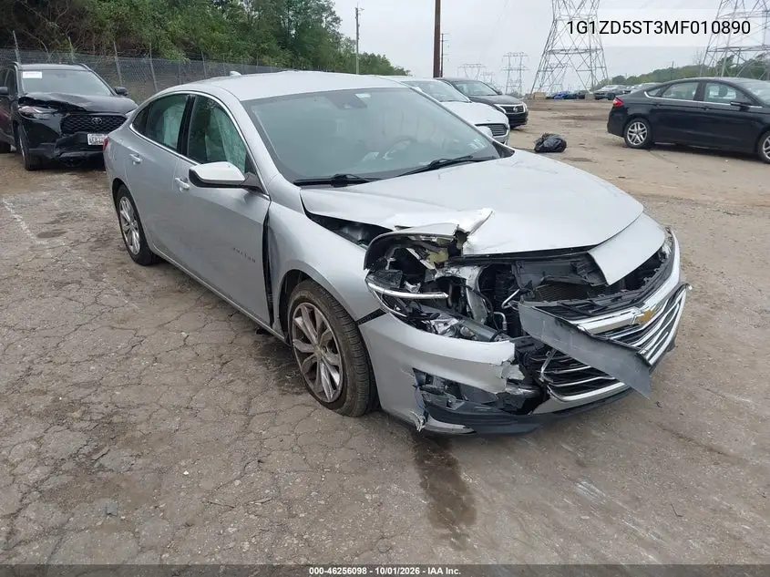 CHEVROLET MALIBU 2021, VIN 1G1ZD5ST3MF010890