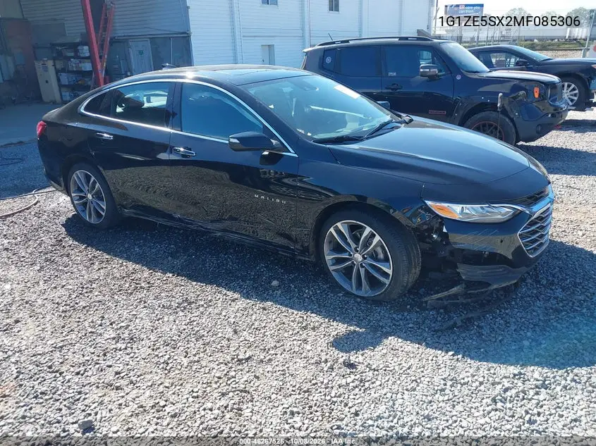 CHEVROLET MALIBU 2021, VIN 1G1ZE5SX2MF085306