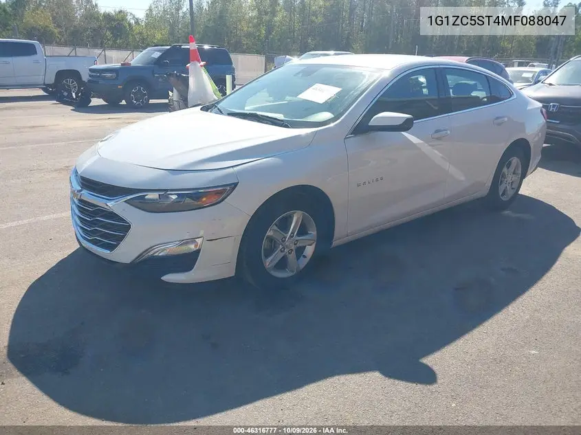 2021 CHEVROLET MALIBU VIN 1G1ZC5ST4MF088047 — фото 2