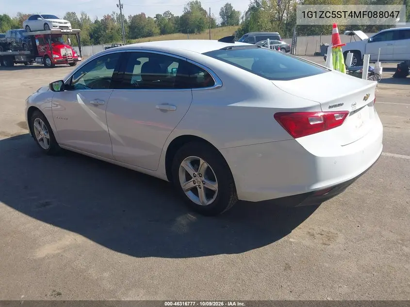2021 CHEVROLET MALIBU VIN 1G1ZC5ST4MF088047 — фото 3