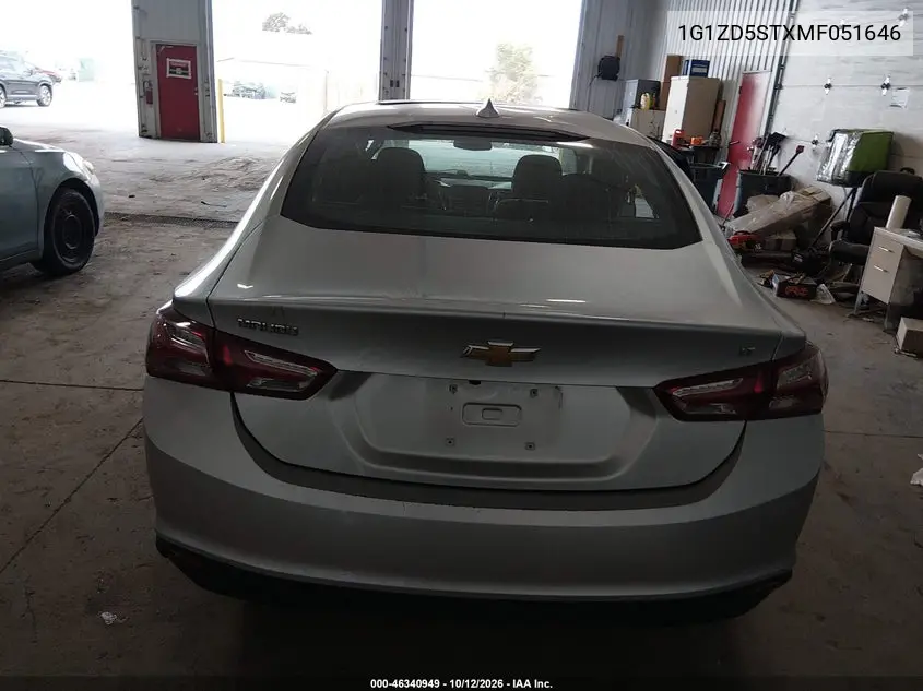 2021 CHEVROLET MALIBU VIN 1G1ZD5STXMF051646 — фото 16
