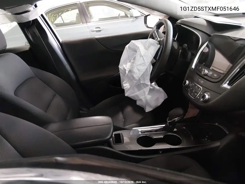 2021 CHEVROLET MALIBU VIN 1G1ZD5STXMF051646 — фото 5
