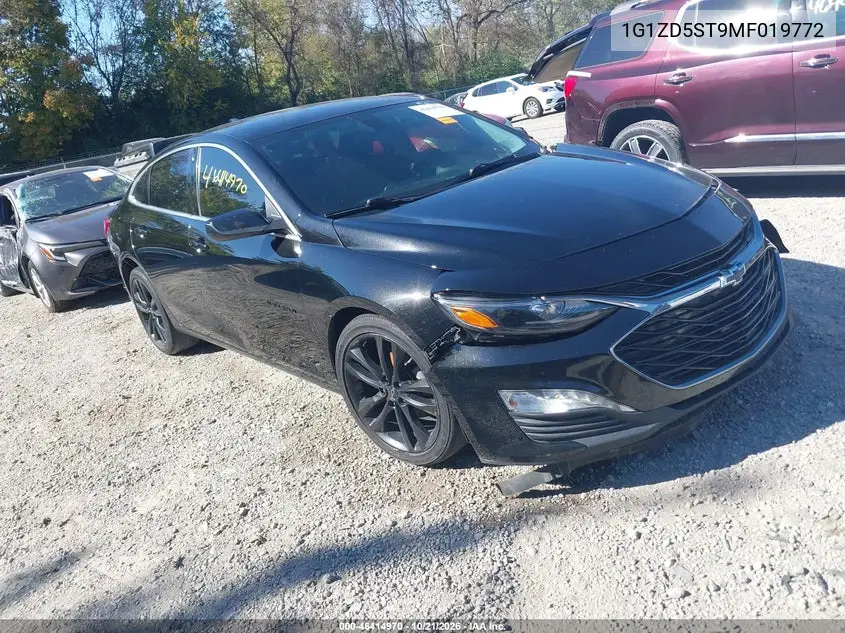 CHEVROLET MALIBU 2021, VIN 1G1ZD5ST9MF019772
