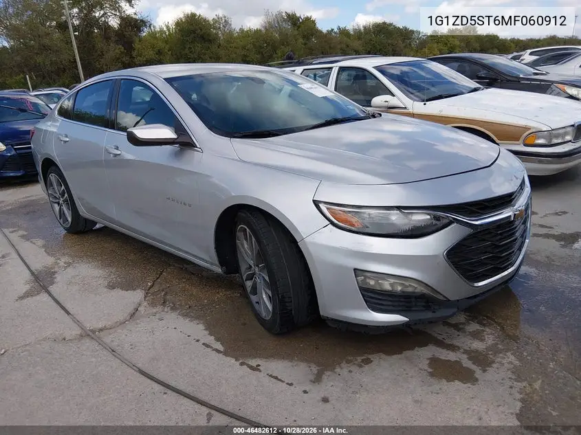 CHEVROLET MALIBU 2021, VIN 1G1ZD5ST6MF060912