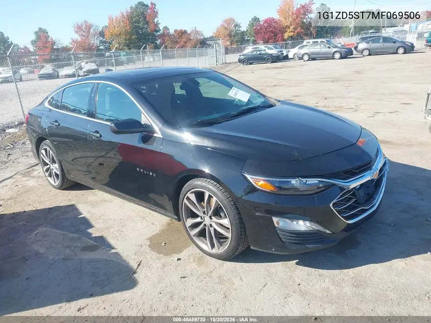 CHEVROLET MALIBU 2021, VIN 1G1ZD5ST7MF069506