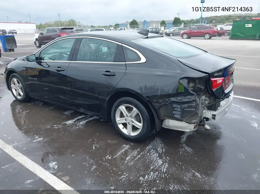 2022 CHEVROLET MALIBU VIN 1G1ZB5ST4NF214363 — фото 3