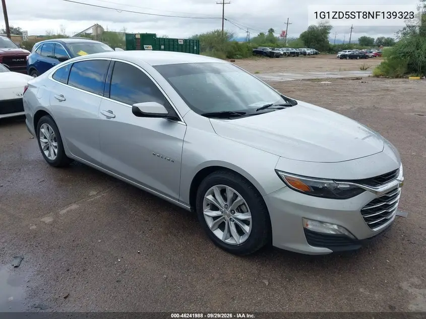 CHEVROLET MALIBU 2022, VIN 1G1ZD5ST8NF139323