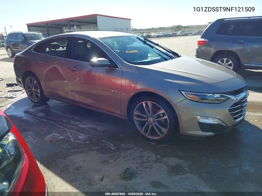 CHEVROLET MALIBU 2022, VIN 1G1ZD5ST9NF121509