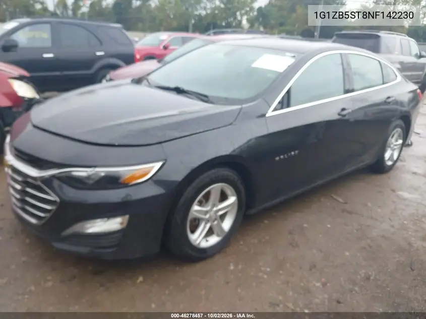 2022 CHEVROLET MALIBU VIN 1G1ZB5ST8NF142230 — фото 2