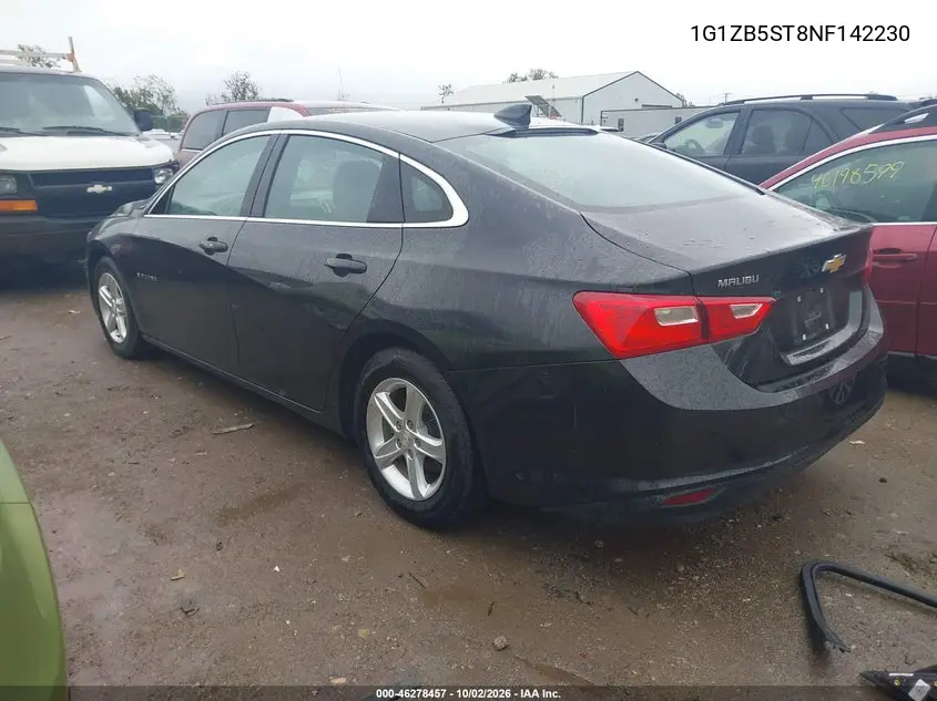 2022 CHEVROLET MALIBU VIN 1G1ZB5ST8NF142230 — фото 3