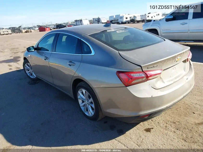 2022 CHEVROLET MALIBU VIN 1G1ZD5ST1NF154567 — фото 3