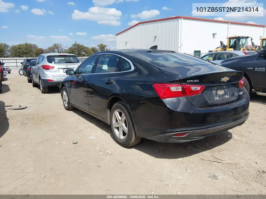 2022 CHEVROLET MALIBU VIN 1G1ZB5ST2NF214314 — фото 3