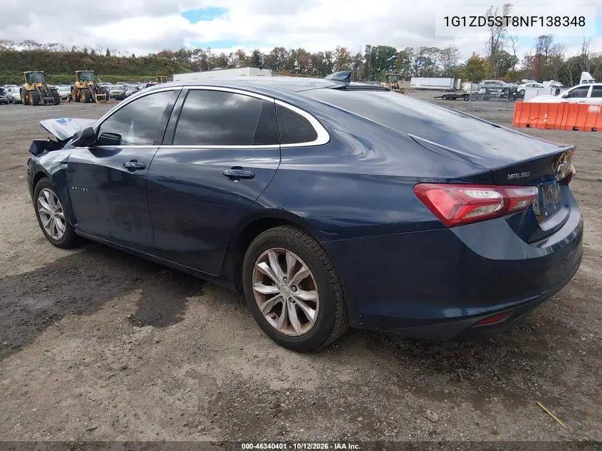 2022 CHEVROLET MALIBU VIN 1G1ZD5ST8NF138348 — фото 3