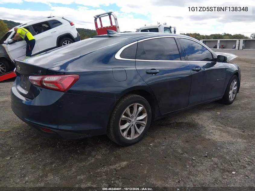 2022 CHEVROLET MALIBU VIN 1G1ZD5ST8NF138348 — фото 4