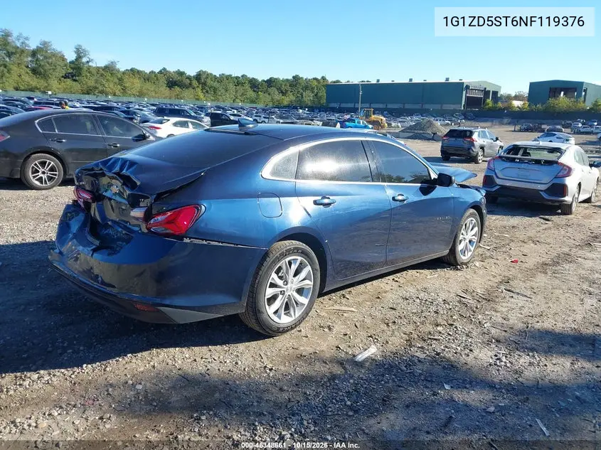 2022 CHEVROLET MALIBU VIN 1G1ZD5ST6NF119376 — фото 4