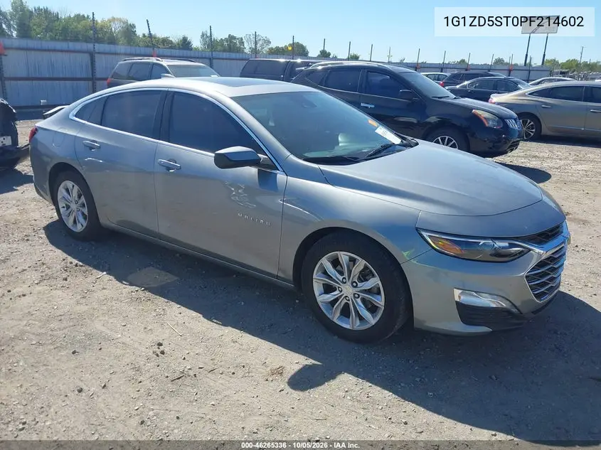 CHEVROLET MALIBU 2023, VIN 1G1ZD5ST0PF214602