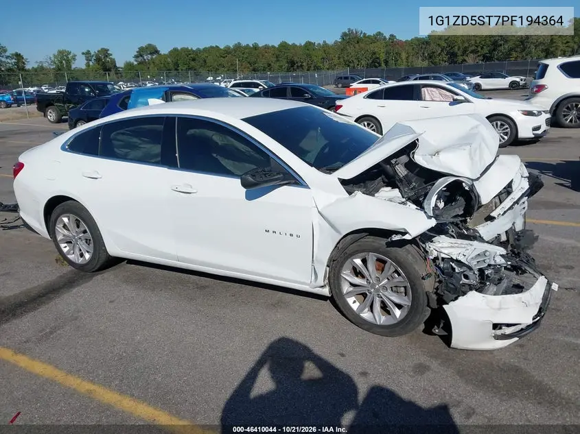 CHEVROLET MALIBU 2023, VIN 1G1ZD5ST7PF194364