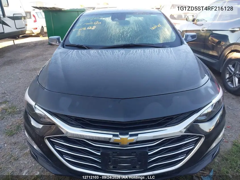 2024 CHEVROLET MALIBU VIN 1G1ZD5ST4RF216128 — фото 11