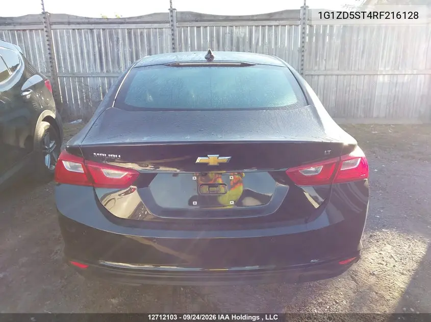 2024 CHEVROLET MALIBU VIN 1G1ZD5ST4RF216128 — фото 15