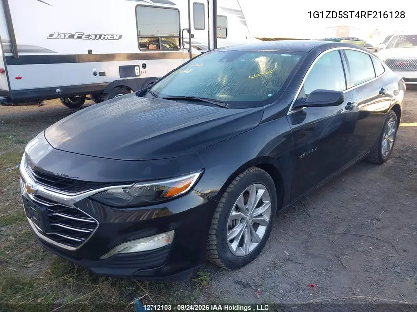 2024 CHEVROLET MALIBU VIN 1G1ZD5ST4RF216128 — фото 2