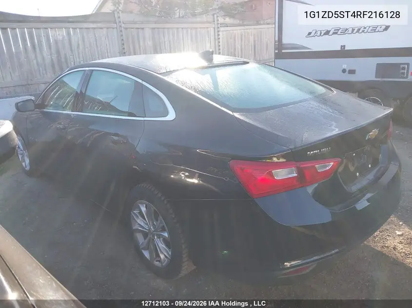 2024 CHEVROLET MALIBU VIN 1G1ZD5ST4RF216128 — фото 3