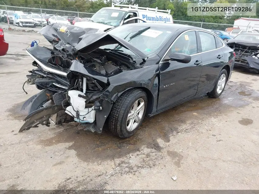 2024 CHEVROLET MALIBU VIN 1G1ZD5ST2RF109286 — фото 2