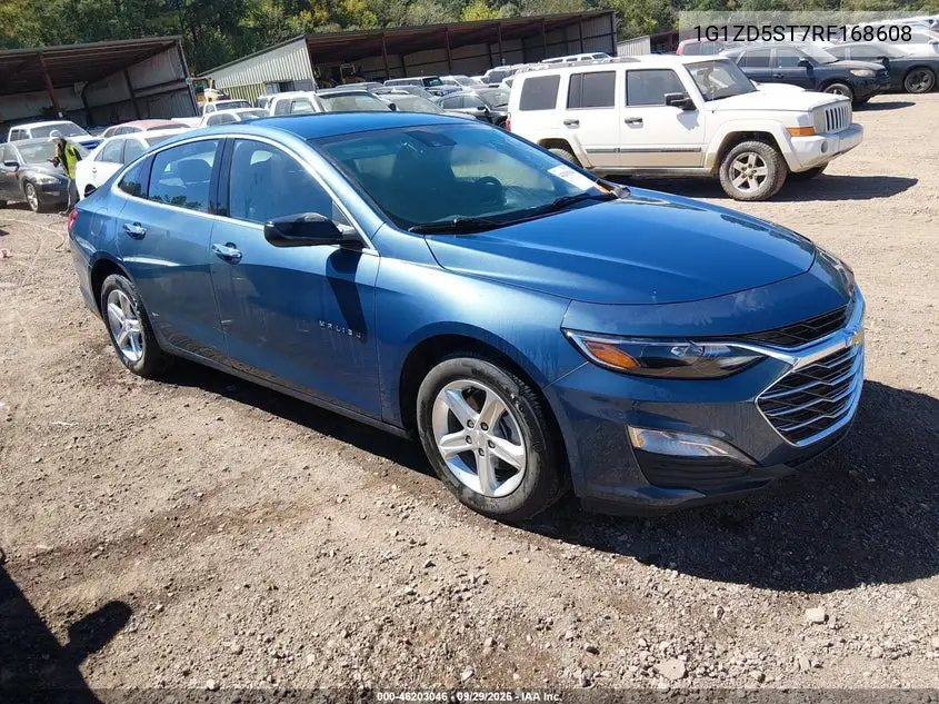 CHEVROLET MALIBU 2024, VIN 1G1ZD5ST7RF168608