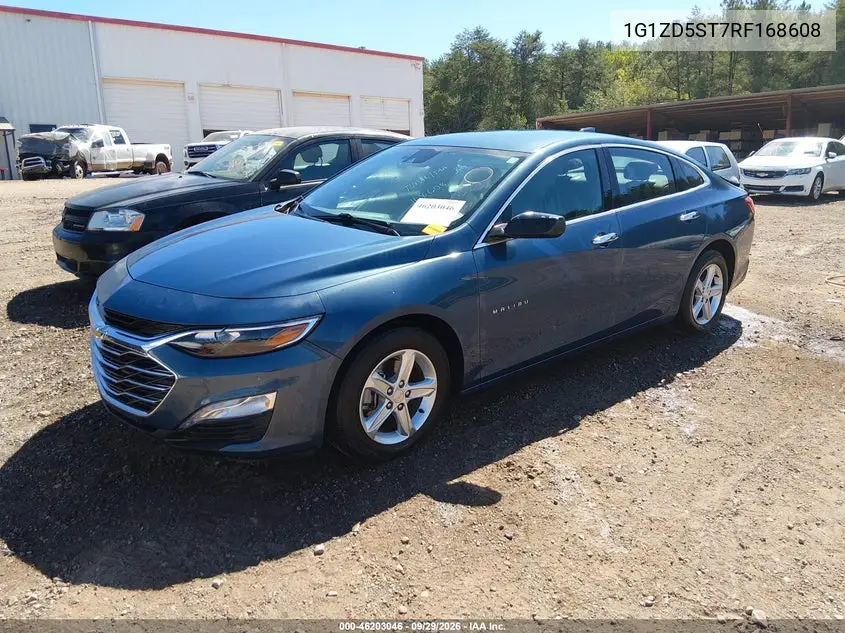 2024 CHEVROLET MALIBU VIN 1G1ZD5ST7RF168608 — фото 2