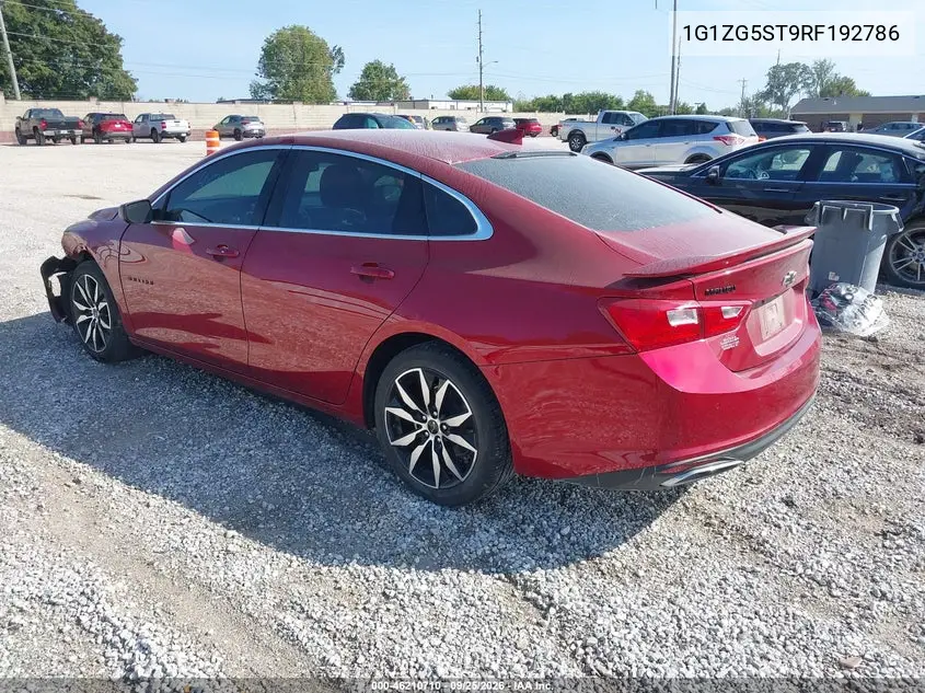 2024 CHEVROLET MALIBU VIN 1G1ZG5ST9RF192786 — фото 3