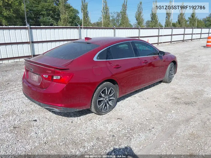 2024 CHEVROLET MALIBU VIN 1G1ZG5ST9RF192786 — фото 4