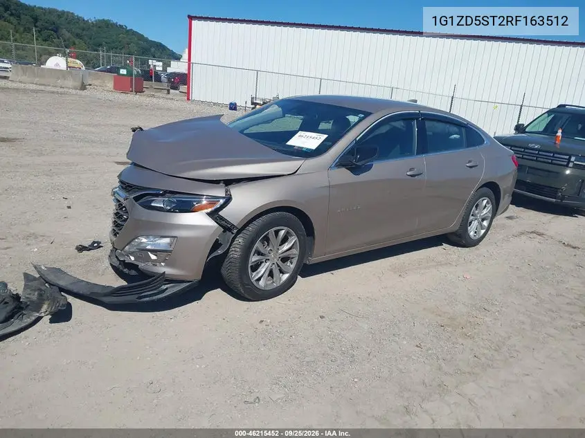2024 CHEVROLET MALIBU VIN 1G1ZD5ST2RF163512 — фото 2