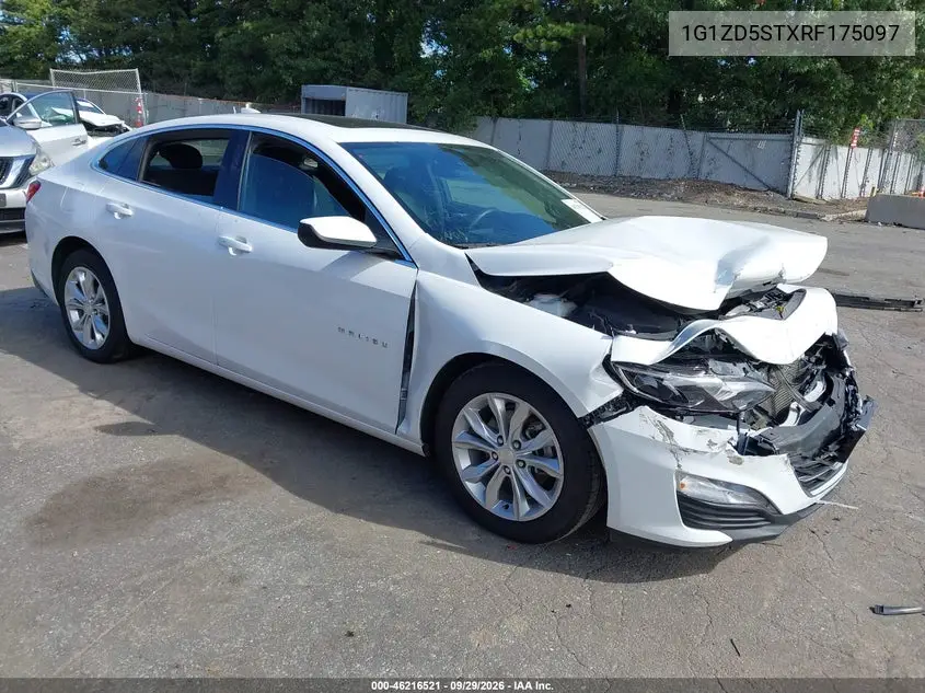 CHEVROLET MALIBU 2024, VIN 1G1ZD5STXRF175097